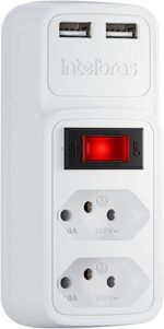 Adaptador-Eletrico-2-Tomadas---2-USB-Intelbras-Branco-135908