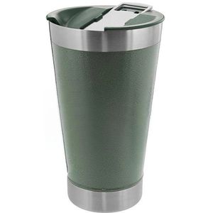 Copo Térmico com Abridor Verde Newpro 500ml