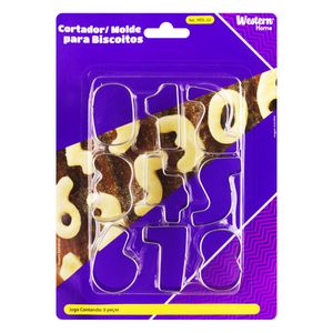 Cortador e Molde para Biscoitos em Inox Western Home 9 peças