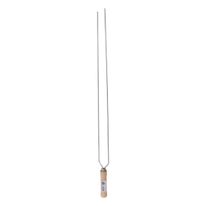 Espeto Duplo para Churrasco Mor em Aço Cromo 95cm