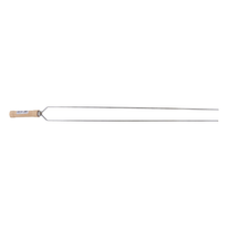 Espeto Duplo para Churrasco Mor em Aço Cromo 95cm