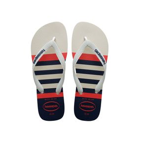 Sandália Top Nautical Branco e Marinho Havaianas