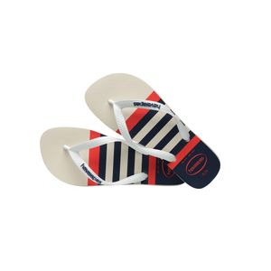 Sandália Top Nautical Branco e Marinho Havaianas