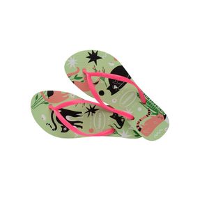 Sandália Slim Pets Verde Havaianas