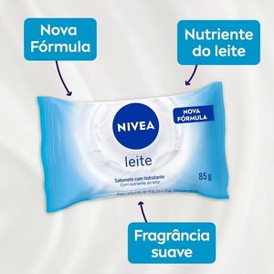 Sabonete em Barra Hidratante Leite Nivea 85g