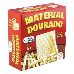 Material Dourado Pais&Filhos 111 peças