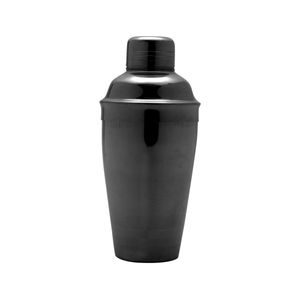 Coqueteleira de Aço Inox Preta Lyor 500ml