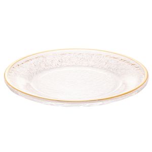 Prato Raso de Cristal Martelado Lyor 28cm