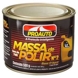 Massa de Polir nº2 Proauto Base de Água 500g