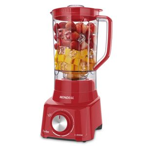 Liquidificador Turbo L-900 FR Vermelho Mondial 900W