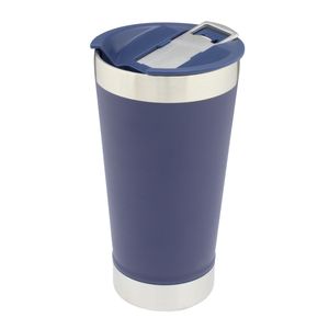 Copo Térmico com Abridor Azul Newpro 500ml