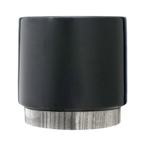 Vaso Dolamita Preto Tuut 11cm x 10,5cm