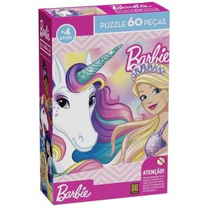 Quebra Cabeça Barbie Grow 60 peças