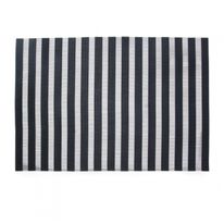 Lugar Americano Trama Listras Preto Mimo Style 45cm x 30cm