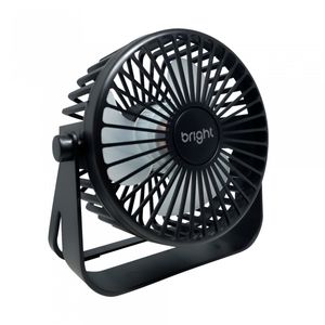 Ventilador de Mesa USB Bright Preto 5W