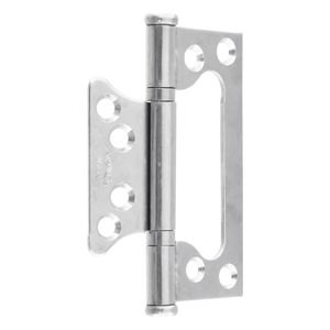 Dobradiça Inox Encaixe Rápido Mahler 75mm x 54mm 3 unidades