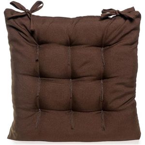 Almofada Futon Marrom Artesanal Teares 40cm x 40cm