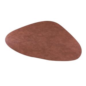 Lugar Americano de Couro Marrom Tuut 38cm x 44cm