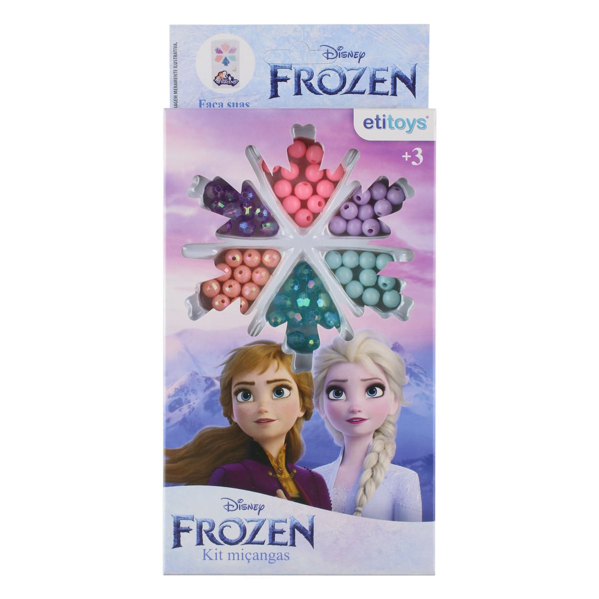 Jogo De Cha Infantil 5 Pecas Kit Chá Etitoys Disney Frozen