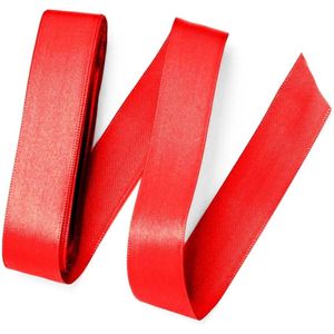 Fita Cetim Decorativa Vermelho Cromus 21,5mm x 10m