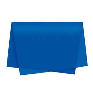 Papel Seda Azul Cromus 49cm x 69cm 3 Peças