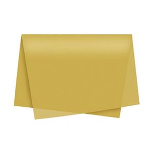 Papel Seda Ouro Cromus 49cm x 69cm 3 Peças