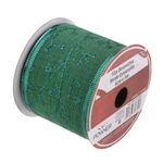 Fita-Decorativa-de-Natal-Verde-Esmeralda-Powner-6cm-x-3m-136930