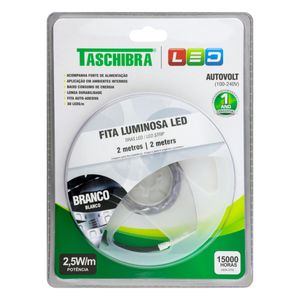 Fita Led 2m Taschibra 2,5W 6500K