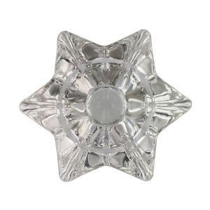 Porta Vela de Vidro Estrela Magizi 8cm x 3,5cm