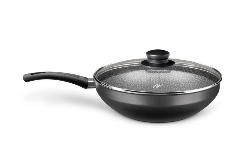 Frigideira-Wok-em-Aluminio-Antiaderente-Com-Tampa-Mta-Flora-Grafite-24cm-141019