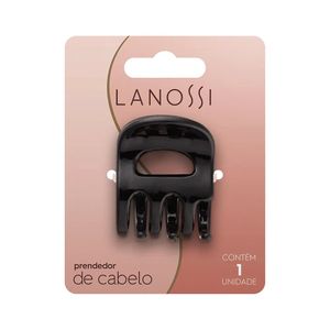 Presilha de Cabelo Plástica Média Lanossi Preta