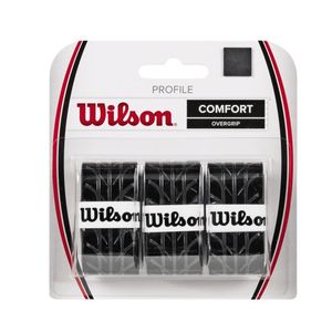 Overgrip Profile Preto Wilson com 3 Unidades