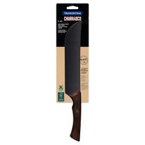 Faca para Carne Black em Aço Inox Escurecido com Cabo de Madeira Tramontina Churrasco 8"