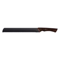 Faca Serrilhada Black em Aço Inox Escurecido com Cabo de Madeira Tramontina Churrasco 10"