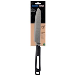 Faca Trinchante em Aço Inox com Cabo Preto Tramontina Churrasco 8"