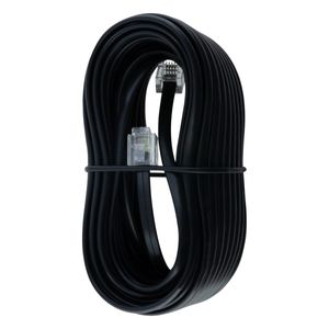 Cordão Jack Liso Preto para Telefone Mavel 10m