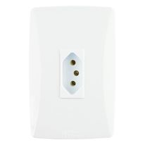 Tomada 2 Pinos + Terra Mec-Tronic Petra 20A