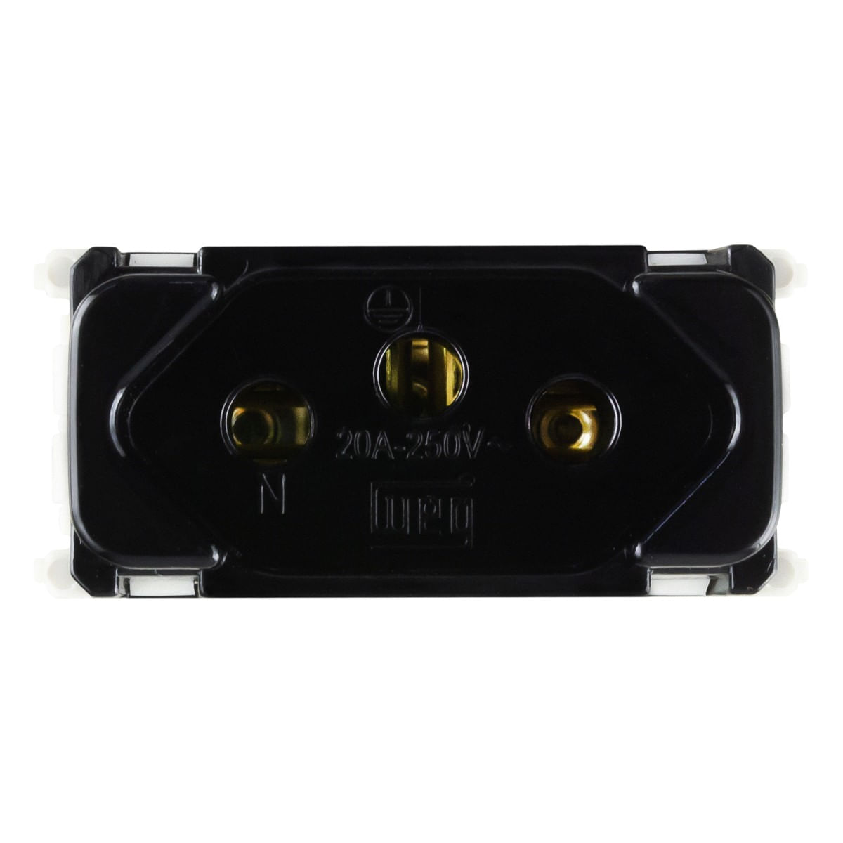 ModuloTomada2Pinos+TerraPretaWegCompose20A-73964