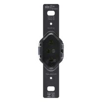 Tomada 2 Pinos + Terra sem Placa Mec-Tronic 10A