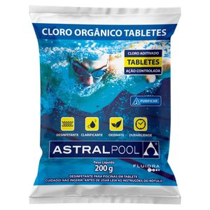 Cloro Orgânico em Tablete Astralpool 200g