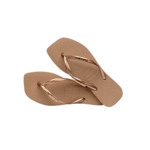 Sandália Slim Square Rose Gold Havaianas