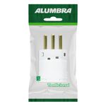 Adaptador-para-Tomada-2-pinos---Terra-Alumbra-10A-30007