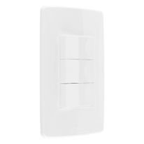 Interruptor 3 Teclas Paralelas Mec-Tronic Petra