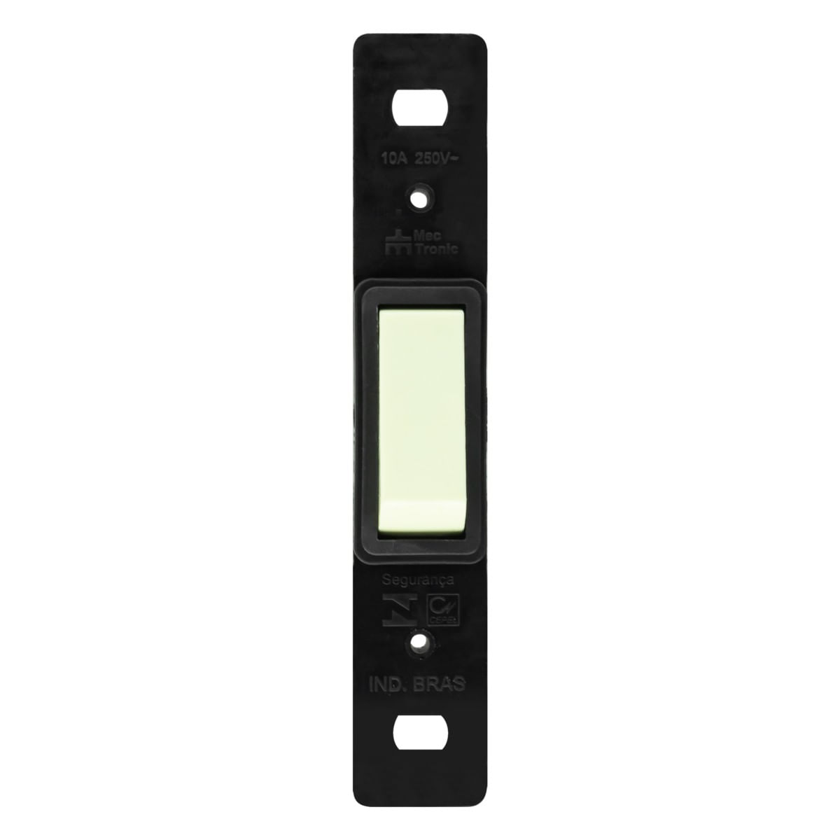 InterruptorSimplesPretoMec-TronicsemPlaca-37706