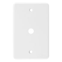 Placa Cinza com Furo Coaxial Mec-Tronic Clássica 4x2"