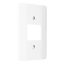 Placa Branca com 2 Posto para Interruptor Mec-Tronic Millenium 4x2"