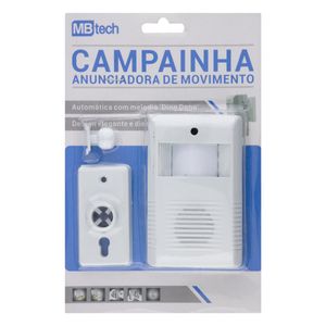 Campainha sem Fio Anunciador de Movimento Mbtech