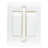 Interruptor 2 Teclas Simples Mec-Tronic Millenium