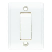 Interruptor Simples Branco Mec-Tronic
