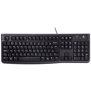 Teclado com Fio USB K120 Logitech Preto